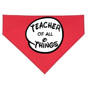 Teacher of all Things Emblem USA-Made Doggie Bandana