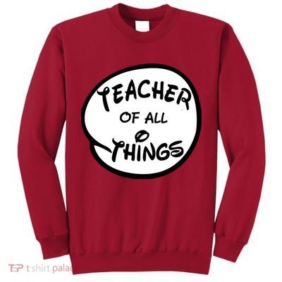 Teacher of all Things Emblem Tall Sweatshirt