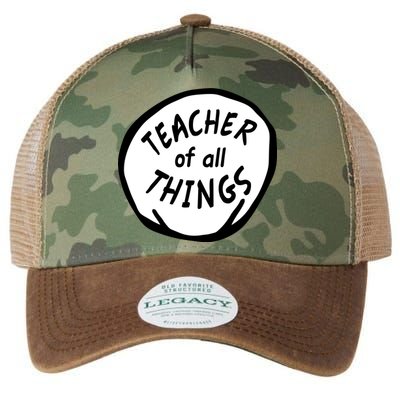 Teacher of all Things School Teachers Thing Legacy Tie Dye Trucker Hat