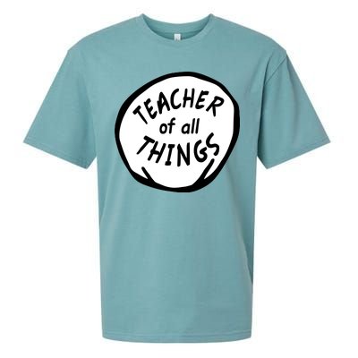 Teacher of all Things School Teachers Thing Sueded Cloud Jersey T-Shirt