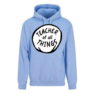 Teacher of all Things School Teachers Thing Unisex Surf Hoodie