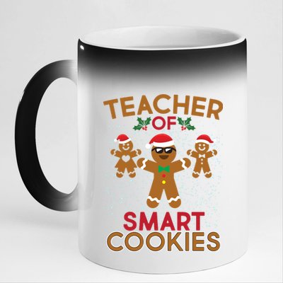 Teacher Of Smart Cookies 11oz Black Color Changing Mug