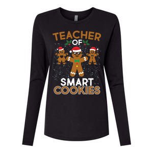 Teacher Of Smart Cookies Womens Cotton Relaxed Long Sleeve T-Shirt