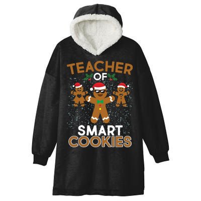 Teacher Of Smart Cookies Hooded Wearable Blanket