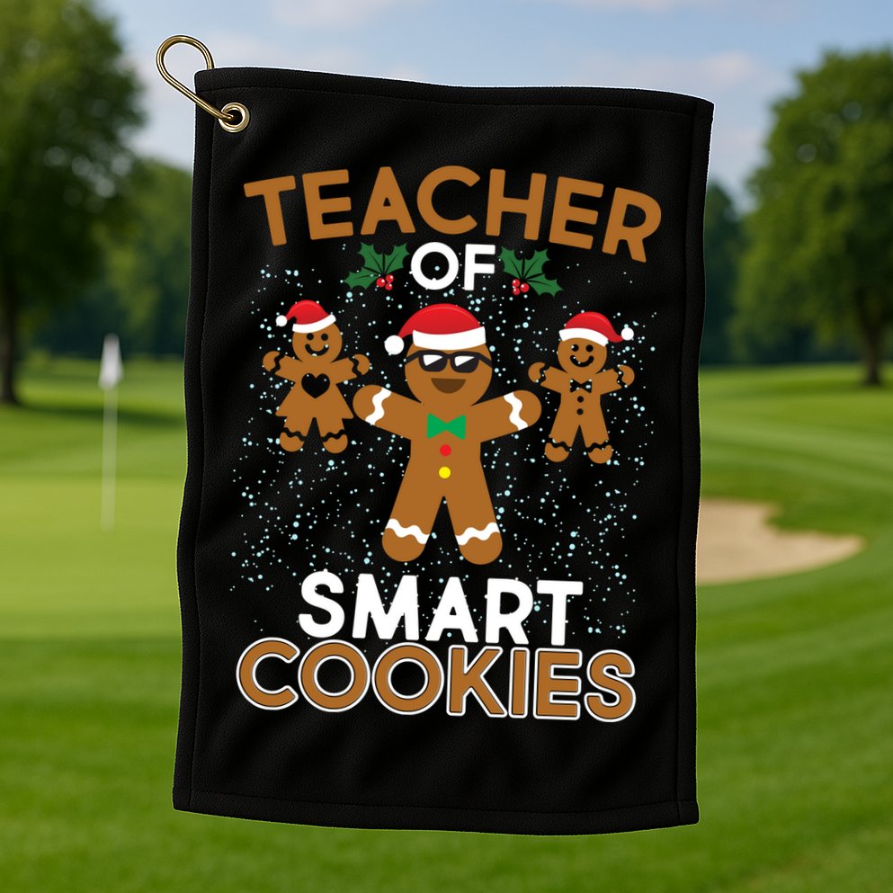 Teacher Of Smart Cookies Golf Towel