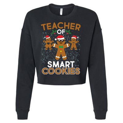 Teacher Of Smart Cookies Cropped Pullover Crew