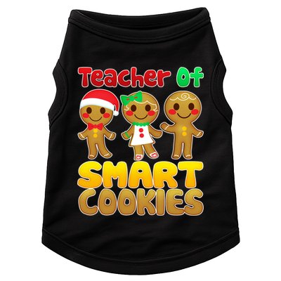 Teacher Of Smart Cookies Christmas Doggie Tank