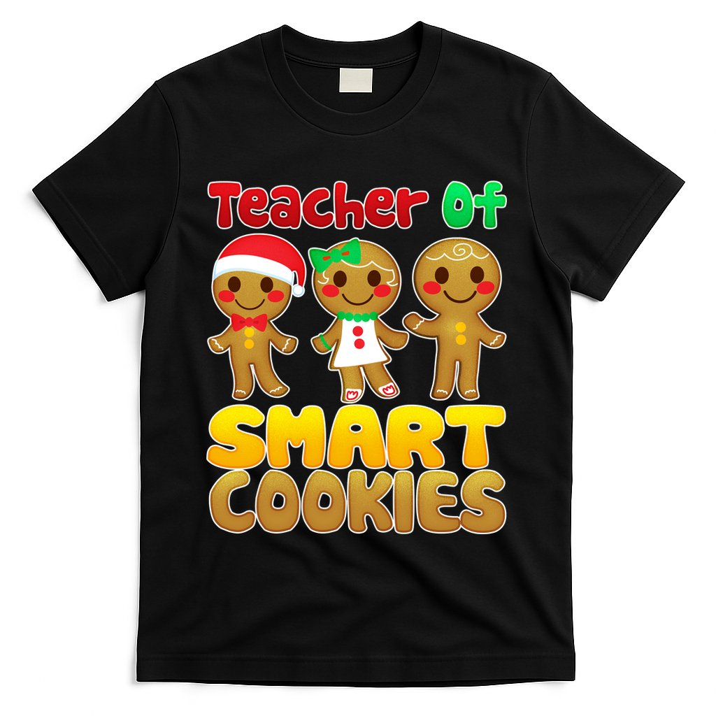 Teacher Of Smart Cookies Christmas T-Shirt