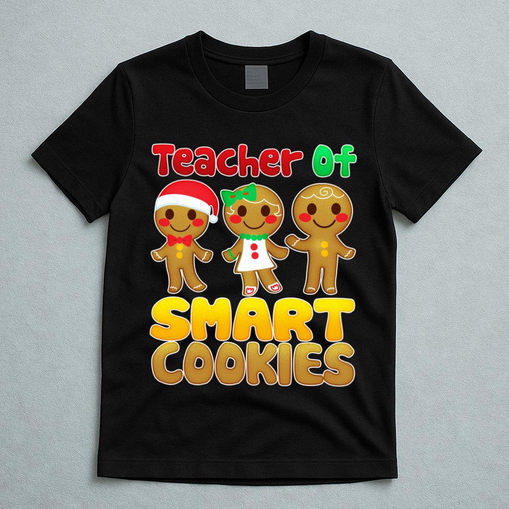 Teacher Of Smart Cookies Christmas T-Shirt