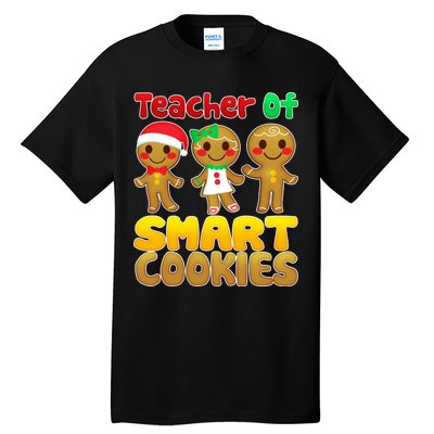 Teacher Of Smart Cookies Christmas Tall T-Shirt