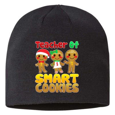 Teacher Of Smart Cookies Christmas Sustainable Beanie