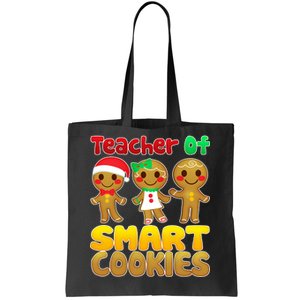 Teacher Of Smart Cookies Christmas Tote Bag