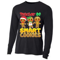 Teacher Of Smart Cookies Christmas Cooling Performance Long Sleeve Crew