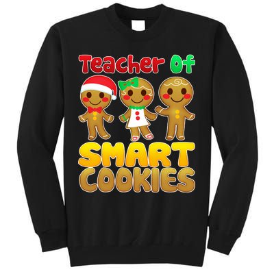 Teacher Of Smart Cookies Christmas Tall Sweatshirt