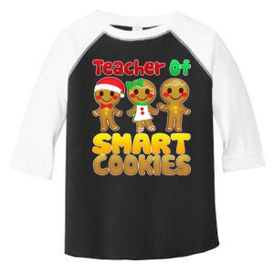 Teacher Of Smart Cookies Christmas Toddler Fine Jersey T-Shirt