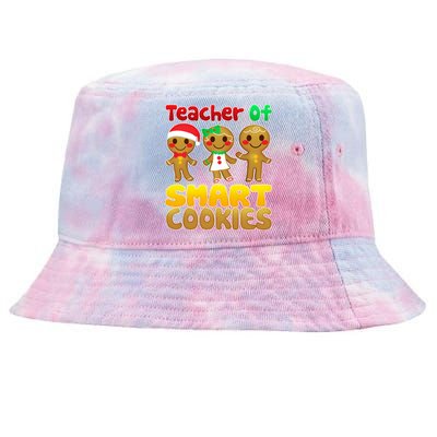 Teacher Of Smart Cookies Christmas Tie-Dyed Bucket Hat