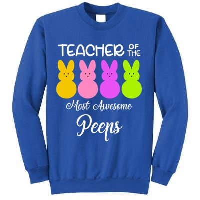 Teacher Of The Cutest Peeps Easter Bunny Sweatshirt