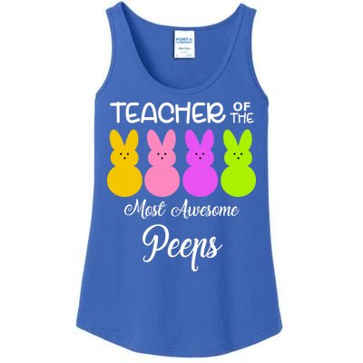 Teacher Of The Cutest Peeps Easter Bunny Ladies Essential Tank