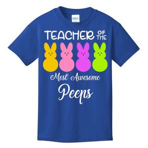 Teacher Of The Cutest Peeps Easter Bunny Kids T-Shirt