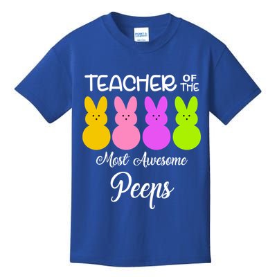 Teacher Of The Cutest Peeps Easter Bunny Kids T-Shirt