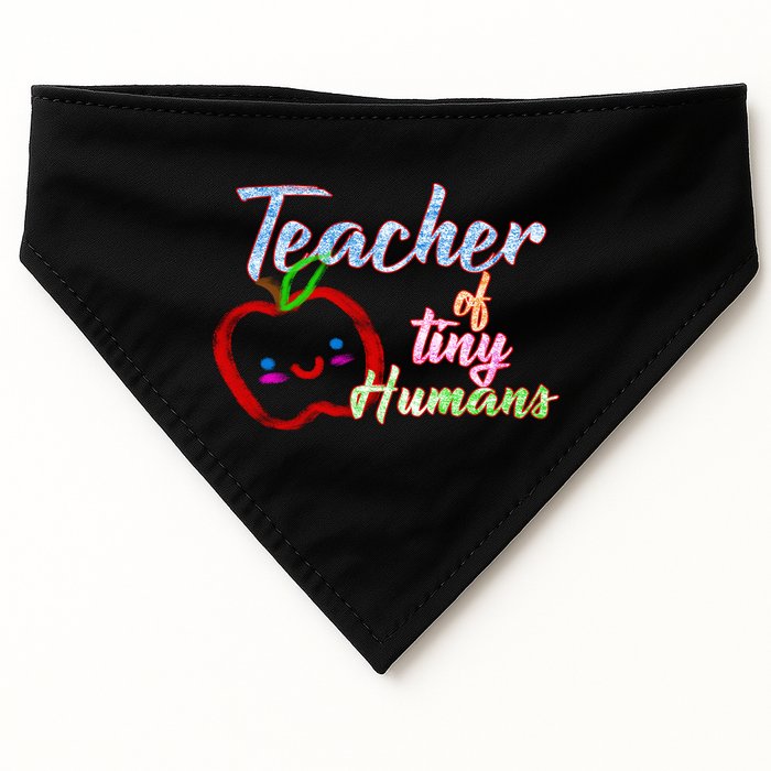 Teacher Of Tiny Humans USA-Made Doggie Bandana