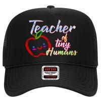 Teacher Of Tiny Humans High Crown Mesh Back Trucker Hat