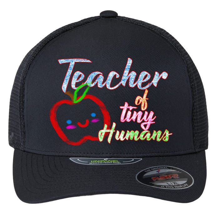 Teacher Of Tiny Humans Flexfit Unipanel Trucker Cap