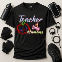 Teacher Of Tiny Humans Cooling Performance Crew T-Shirt