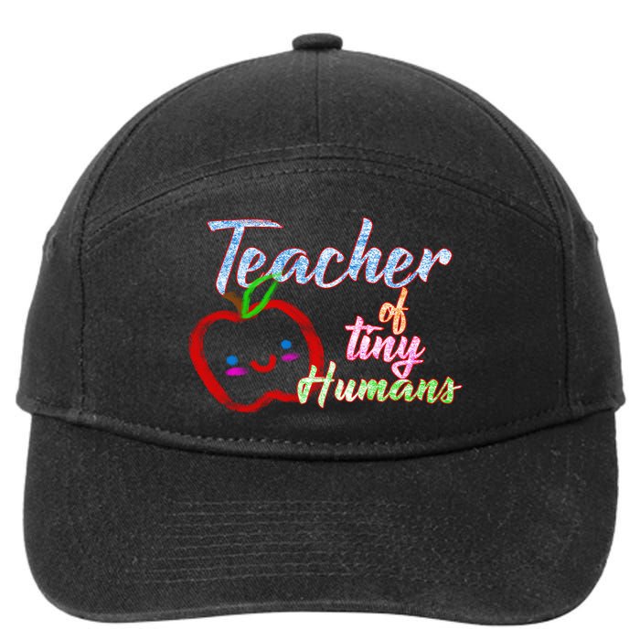 Teacher Of Tiny Humans 7-Panel Snapback Hat