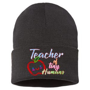 Teacher Of Tiny Humans Sustainable Knit Beanie