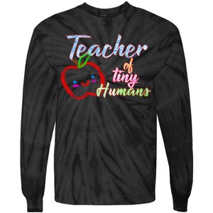 Teacher Of Tiny Humans Tie-Dye Long Sleeve Shirt