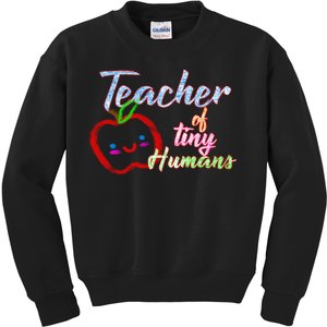 Teacher Of Tiny Humans Kids Sweatshirt