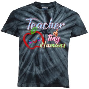 Teacher Of Tiny Humans Kids Tie-Dye T-Shirt