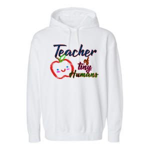 Teacher Of Tiny Humans Garment-Dyed Fleece Hoodie