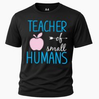 Teacher Of Tiny Humans Apple Cooling Performance Crew T-Shirt