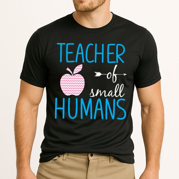 Teacher Of Tiny Humans Apple Cooling Performance Crew T-Shirt