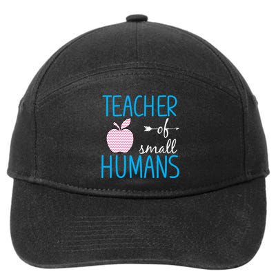 Teacher Of Tiny Humans Apple 7-Panel Snapback Hat