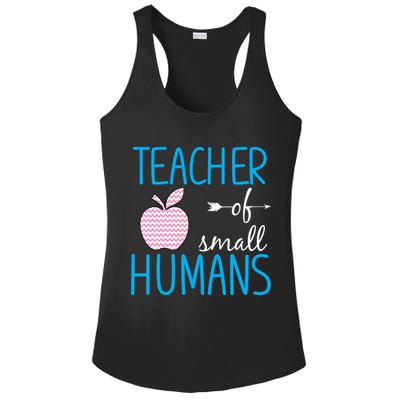 Teacher Of Tiny Humans Apple Ladies PosiCharge Competitor Racerback Tank