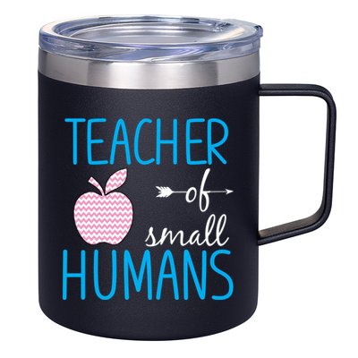 Teacher Of Tiny Humans Apple 12oz Stainless Steel Coffee Mug
