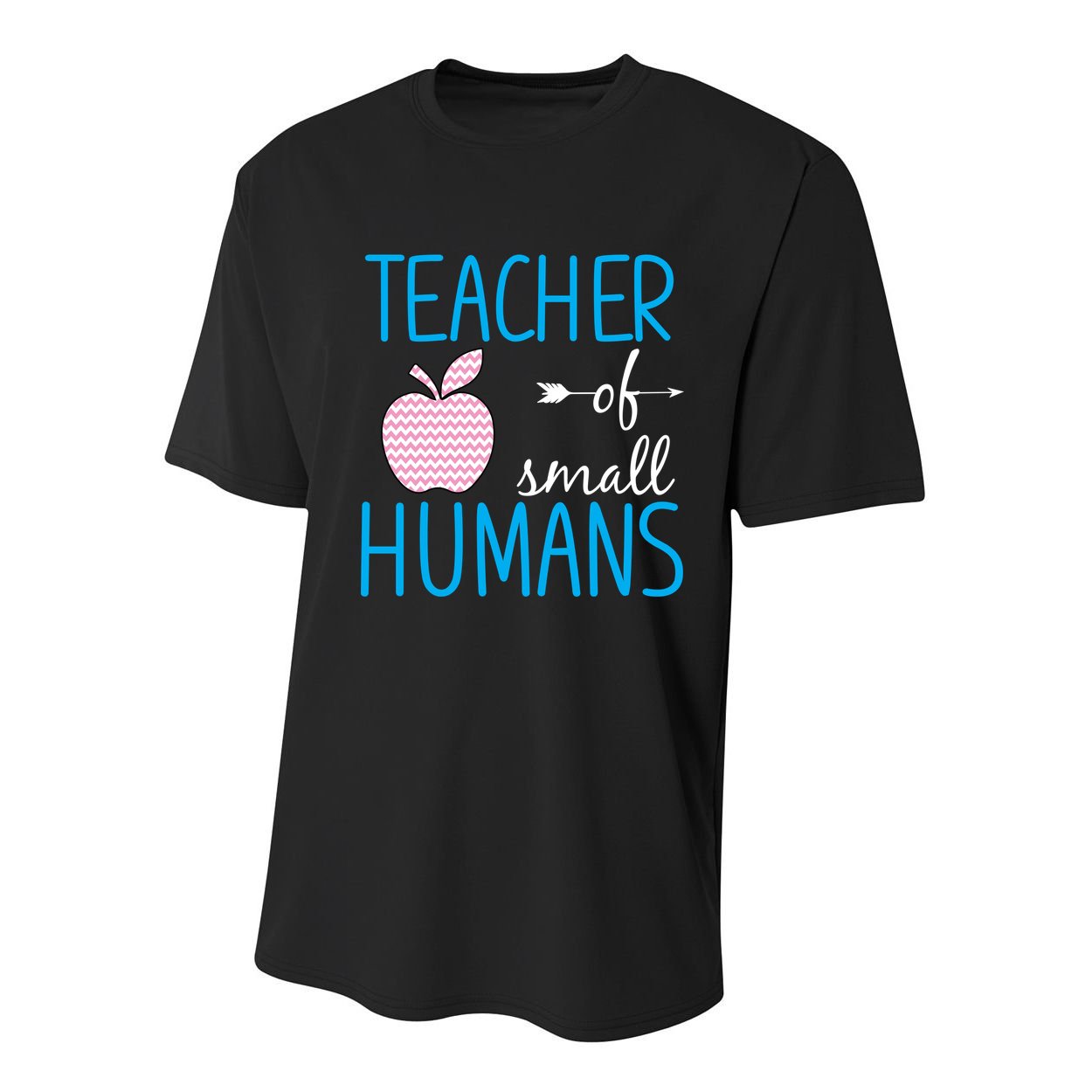 Teacher Of Tiny Humans Apple Youth Performance Sprint T-Shirt
