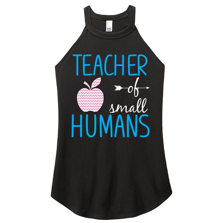 Teacher Of Tiny Humans Apple Women's Perfect Tri Rocker Tank