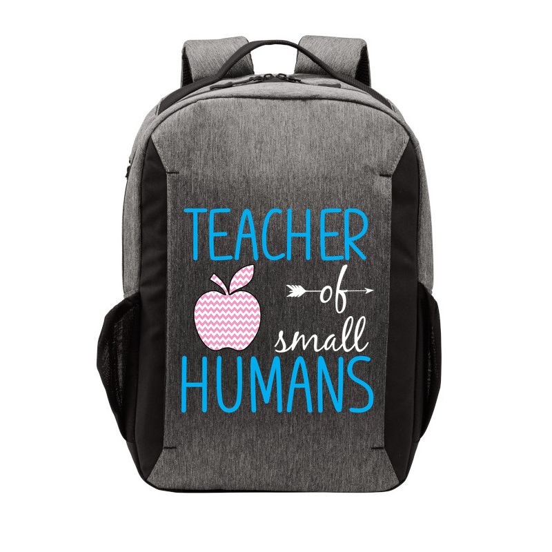 Teacher Of Tiny Humans Apple Vector Backpack