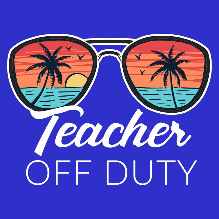 Teacher Off Duty Tropical Vacation Toddler T-Shirt