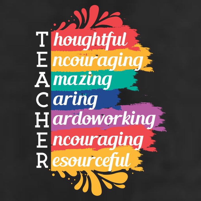Teacher Rainbow Quote 11oz C Handle Ceramic Mug