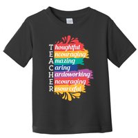 Teacher Rainbow Quote Toddler T-Shirt