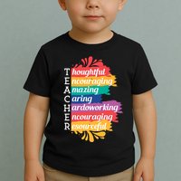 Teacher Rainbow Quote Toddler T-Shirt