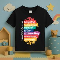 Teacher Rainbow Quote Toddler T-Shirt