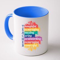Teacher Rainbow Quote Mug