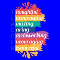Teacher Rainbow Quote Mug