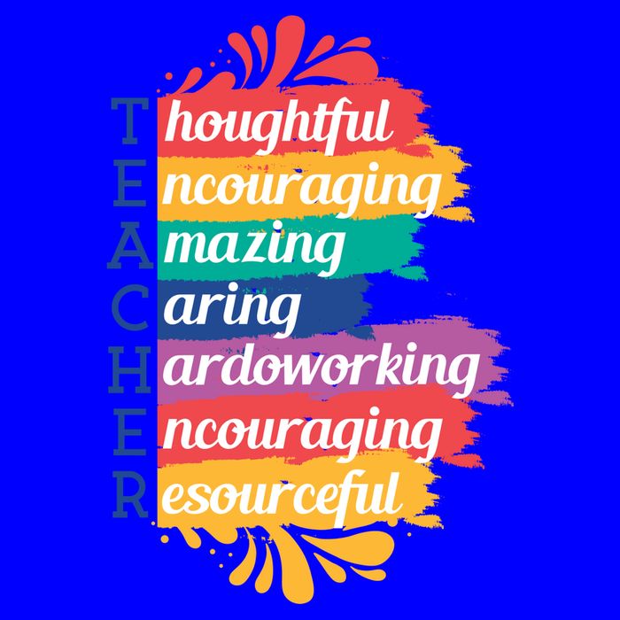Teacher Rainbow Quote Mug